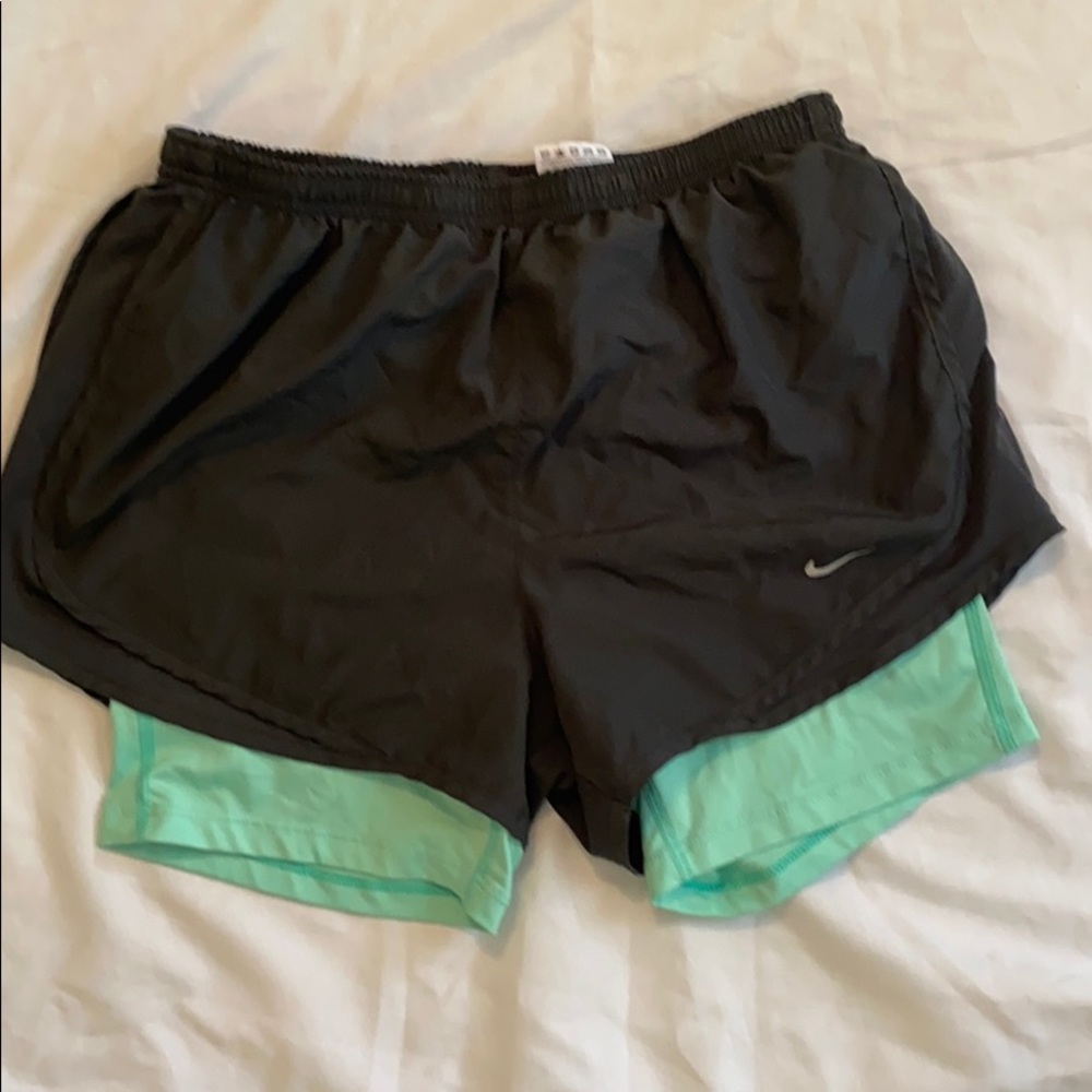 Nike dri fit shorts with built in spandex